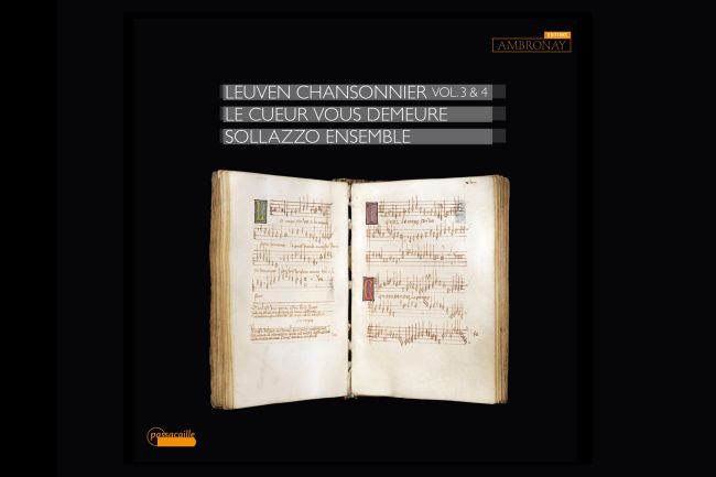 Sortie des volumes 3 & 4 du Chansonnier de Louvain par l'Ensemble Sollazzo